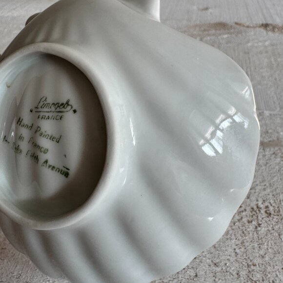 Vintage Limoges France Saks Fifth Avenue Shell Bowl - Picture 9 of 11